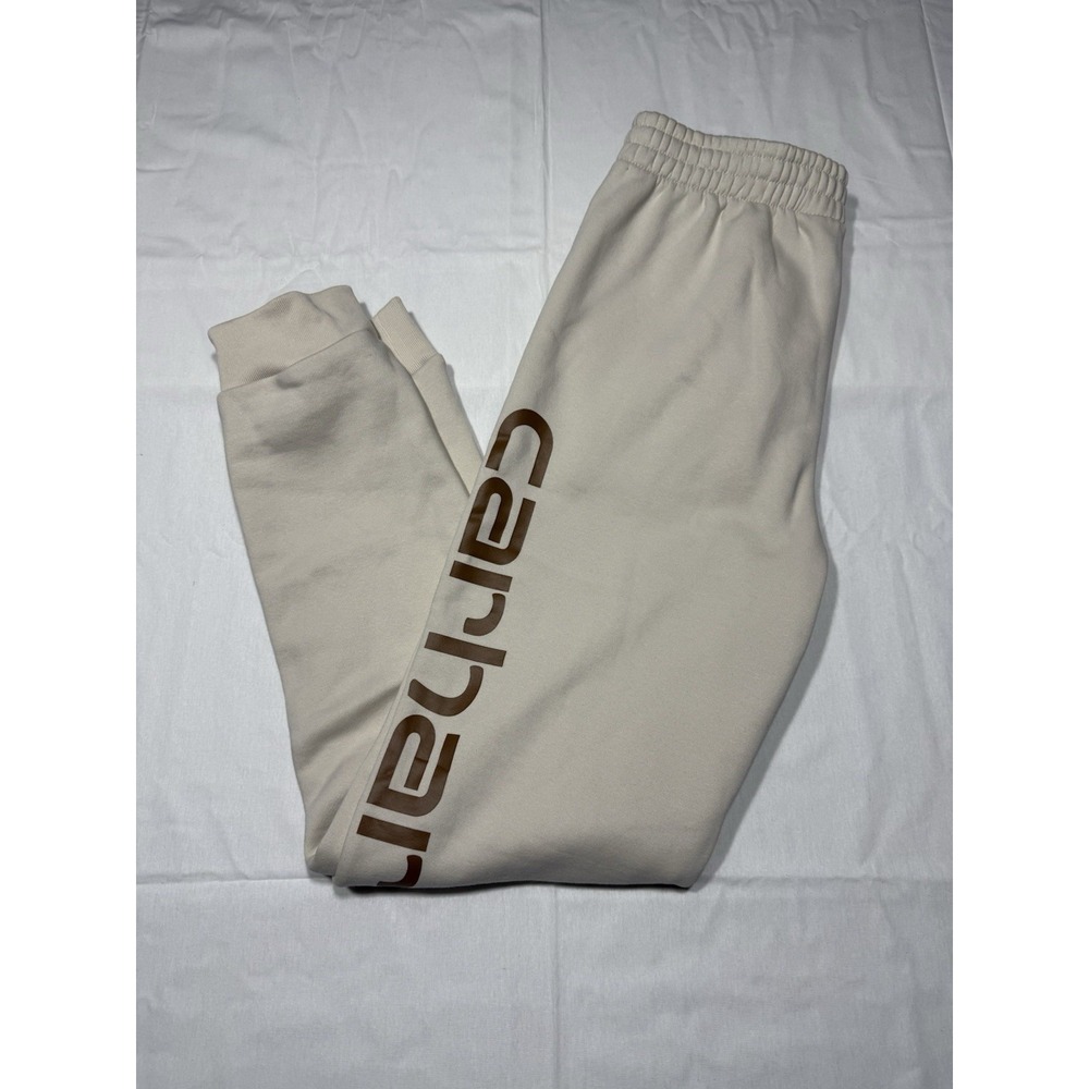 New! Boys Large (14-16) Carhartt Fleece Logo Sweatpants - Malt